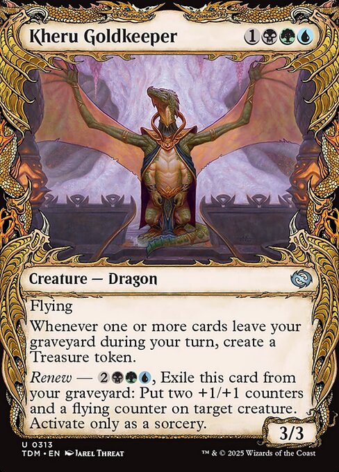 Kheru Goldkeeper (Showcase) - Tarkir: Dragonstorm #313