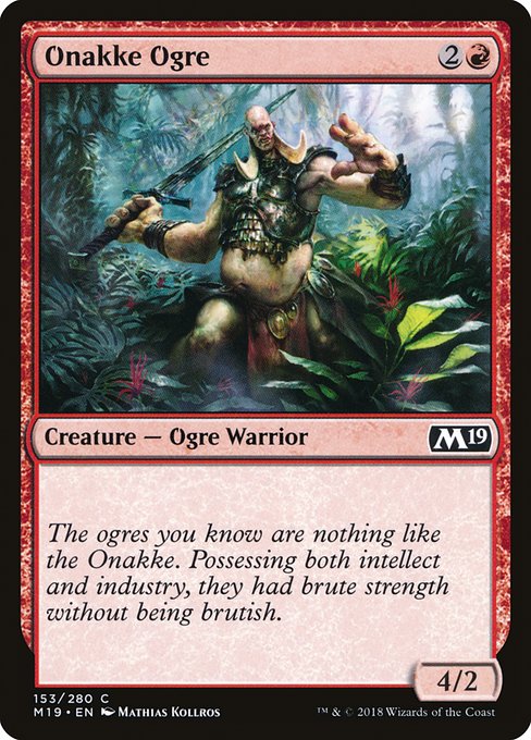 Onakke Ogre - Core Set 2019 #153