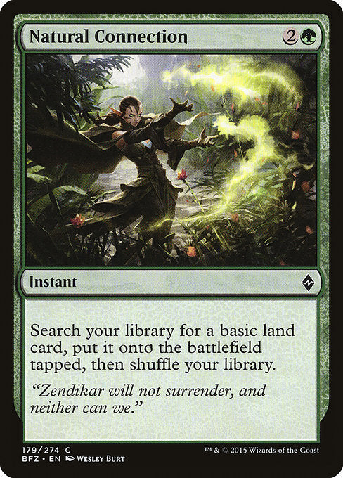 Natural Connection - Battle for Zendikar #179