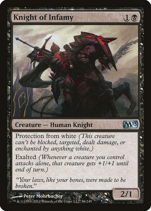 Knight of Infamy - Magic 2013 #96