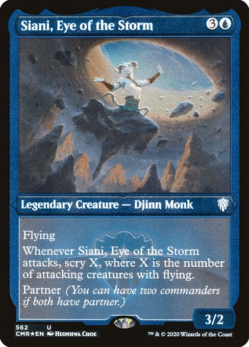 Siani, Eye of the Storm (Foil Etched) - Commander Legends #562