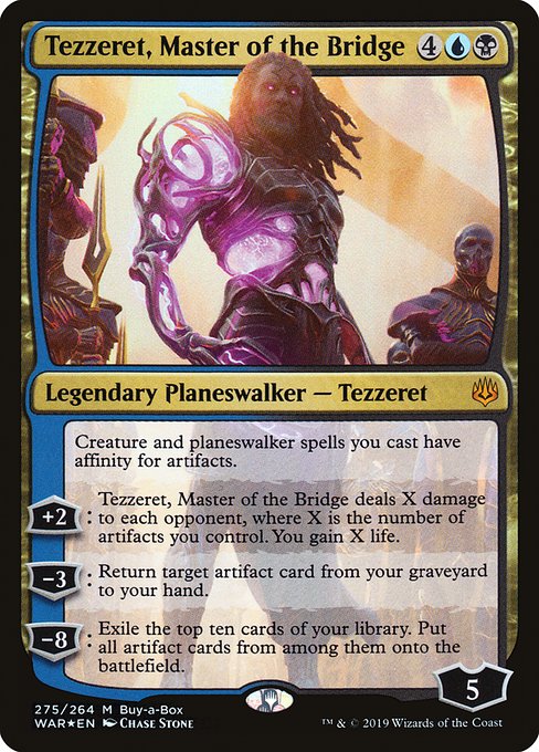 Tezzeret, Master of the Bridge - War of the Spark #275