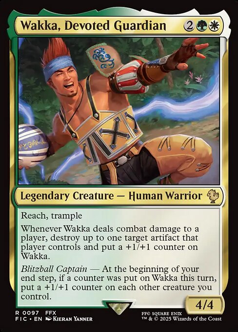 Wakka, Devoted Guardian - Final Fantasy Commander #97