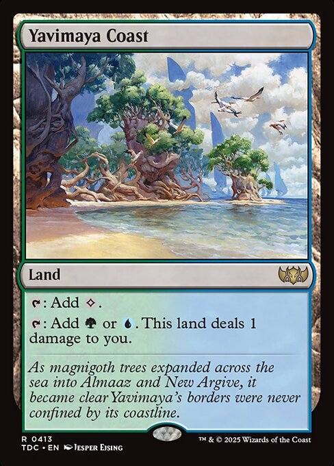 Yavimaya Coast - Tarkir: Dragonstorm Commander #413