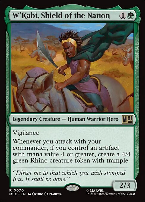 W'Kabi, Shield of the Nation - Marvel Super Heroes Commander #70