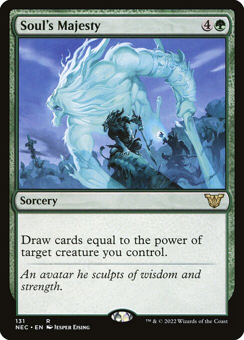 Soul's Majesty - Neon Dynasty Commander #131