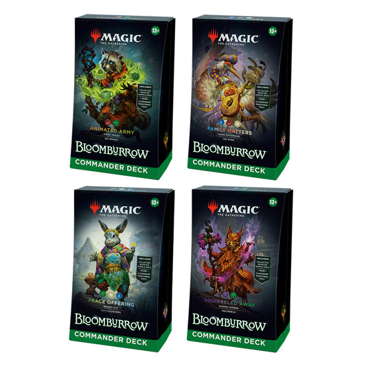 Bloomburrow Commander Decks – Set of Four
