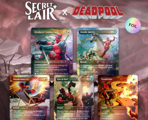 Secret Lair Drop: Secret Lair x Marvel's Deadpool: April Pool's Day! - Rainbow Foil Edition - Secret Lair Drop Series (SLD)