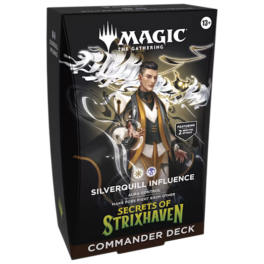 Magic: The Gathering Secrets of Strixhaven Commander Deck - Silverquill Influence