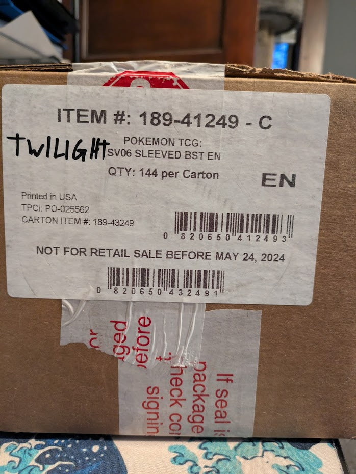 Twilight Masquerade Sleeved Booster Case (144 Packs) – Sealed