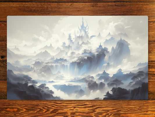 Misty Mountain Shrine Playmat