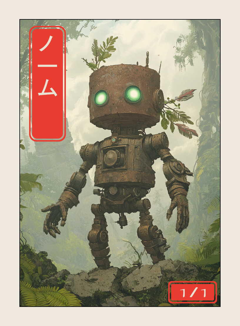 Gnome token - custom Japanese art design for tabletop gaming