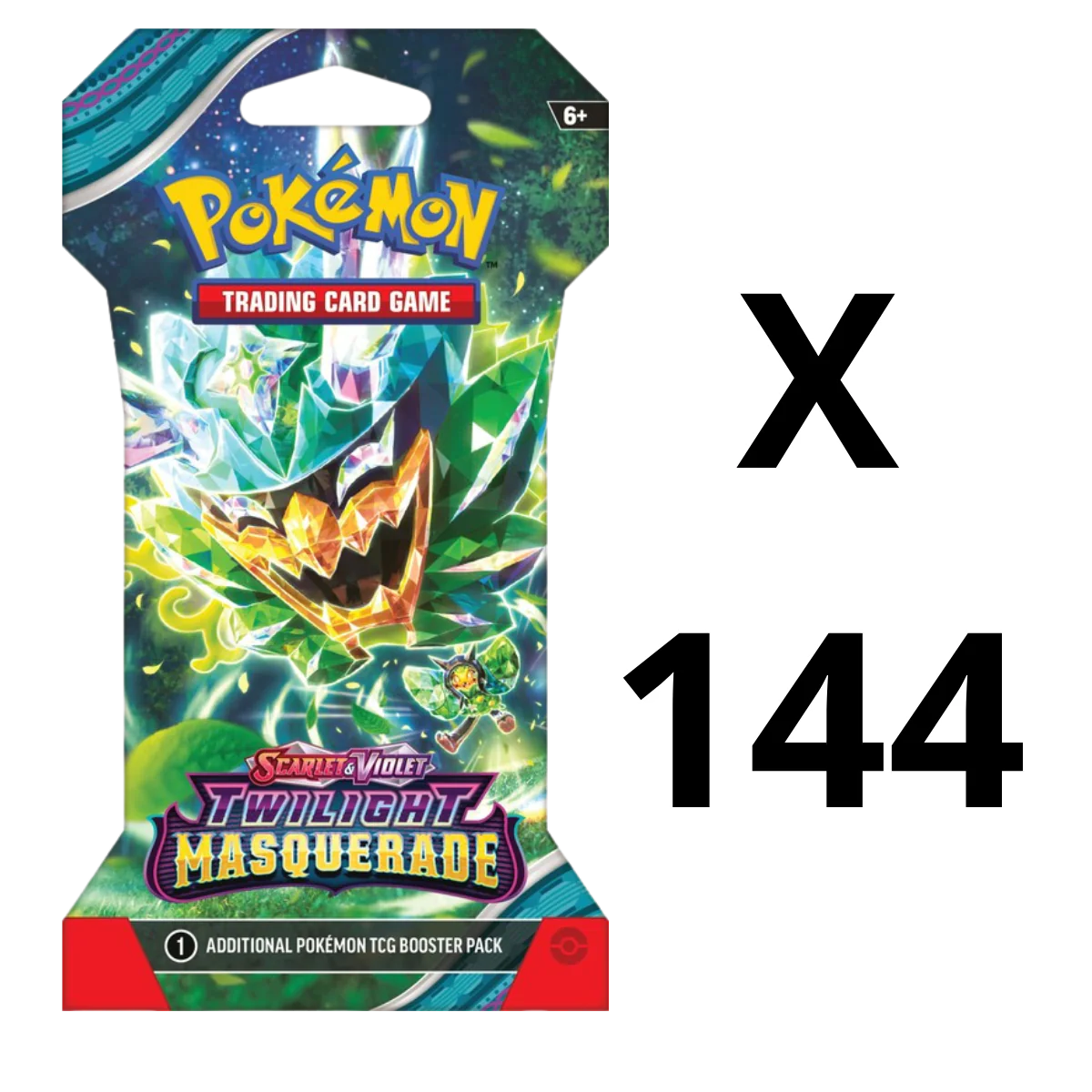 Twilight Masquerade Sleeved Booster Case (144 Packs) – Sealed