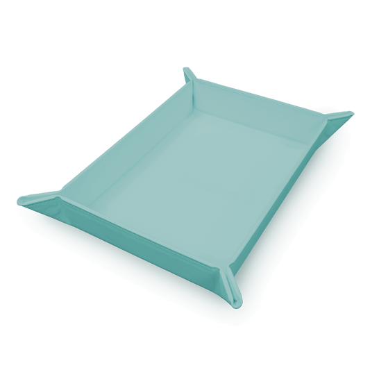 Vivid Magnetic Folding Dice Tray - Light Blue