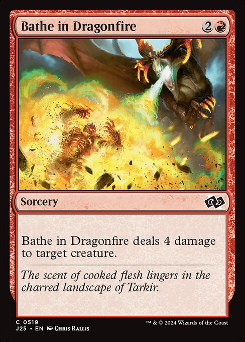 Bathe in Dragonfire - Foundations Jumpstart:  - 519 - Near Mint