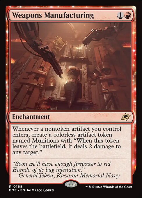 Weapons Manufacturing - Edge of Eternities #168