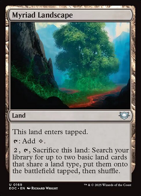 Myriad Landscape - Edge of Eternities Commander #169