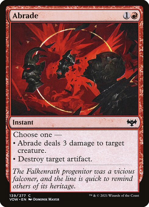 Abrade - Innistrad: Crimson Vow #139