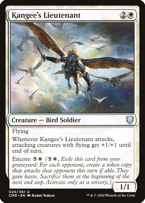 Kangee's Lieutenant - Commander Legends #26
