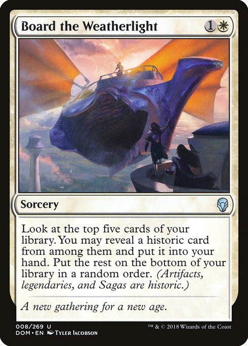 Board the Weatherlight - Dominaria #8