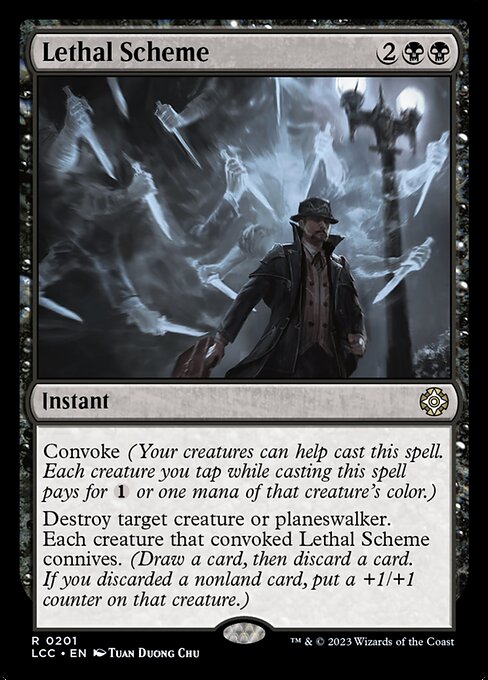 Lethal Scheme - The Lost Caverns of Ixalan Commander #201