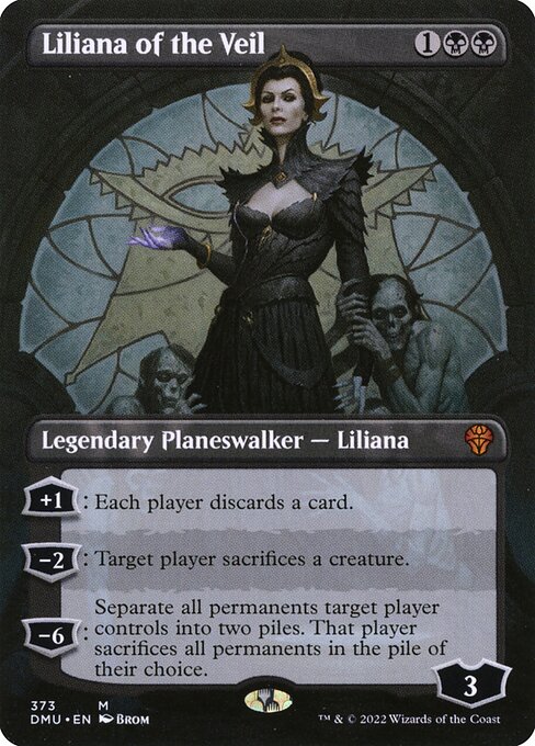 Liliana of the Veil (Borderless) - Dominaria United #373