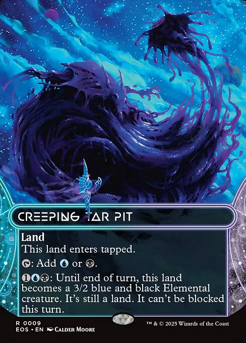Creeping Tar Pit (0009) (Borderless) - Edge of Eternities: Stellar Sights #9