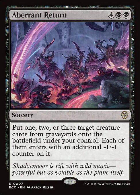 Aberrant Return - Lorwyn Eclipsed Commander #7