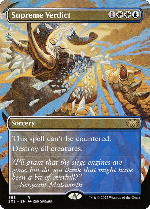 Supreme Verdict (Borderless) - Double Masters 2022 #388