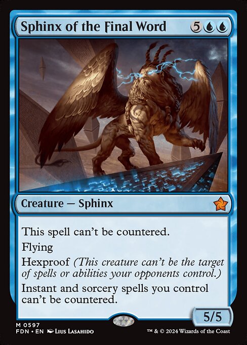 Sphinx of the Final Word - Foundations #597
