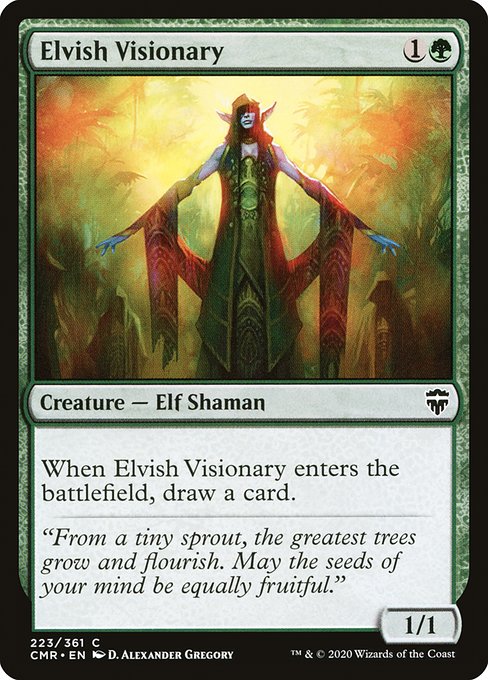 Elvish Visionary - Commander Legends #223