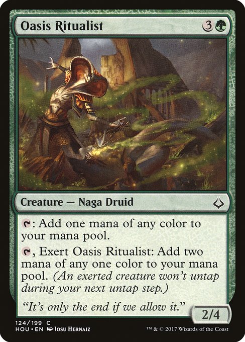 Oasis Ritualist - Hour of Devastation #124