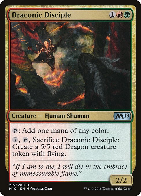 Draconic Disciple - Core Set 2019 #215
