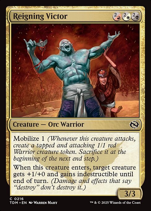 Reigning Victor - Tarkir: Dragonstorm #216
