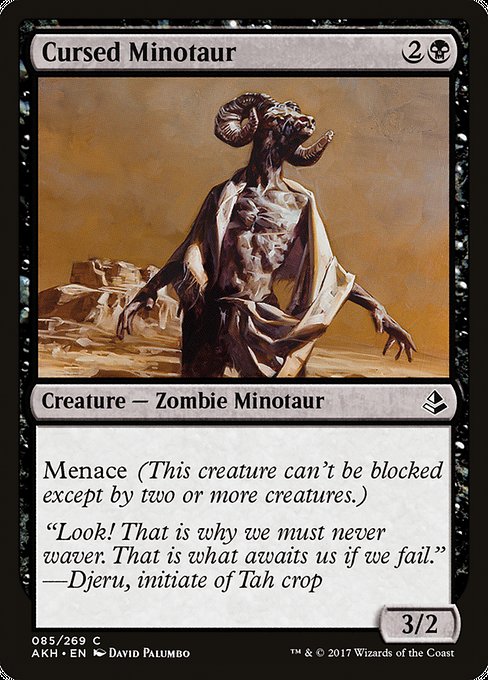 Cursed Minotaur - Amonkhet #85