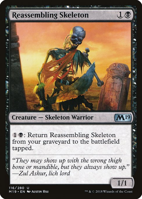 Reassembling Skeleton - Core Set 2019 #116