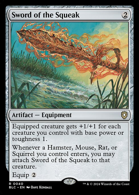 Sword of the Squeak - Bloomburrow Commander #40