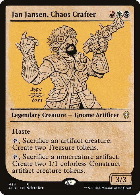 Jan Jansen, Chaos Crafter (Showcase) - Commander Legends: Battle for Baldur's Gate #424