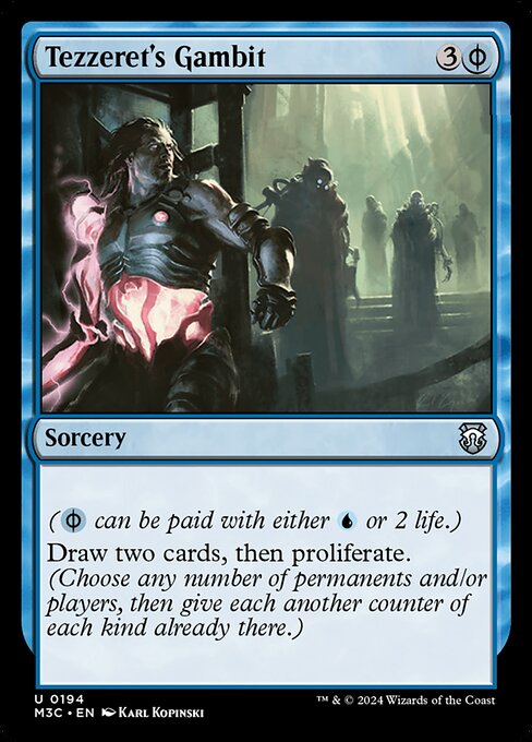 Tezzeret's Gambit - Modern Horizons 3 Commander #194