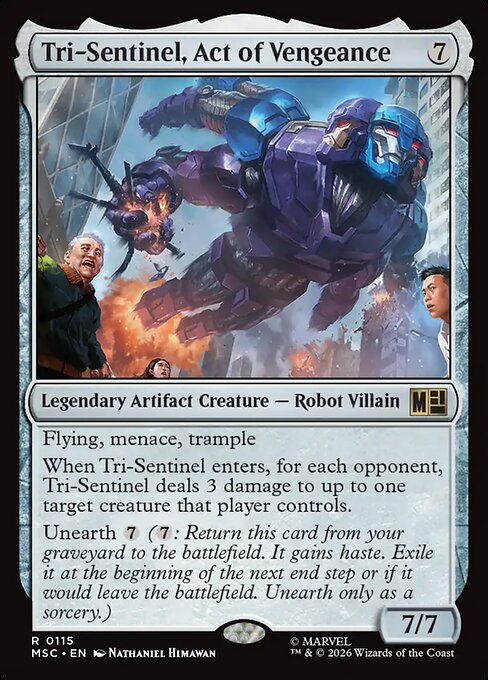 Tri-Sentinel, Act of Vengeance - Marvel Super Heroes Commander #115