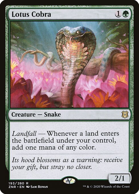 Lotus Cobra - Zendikar Rising #193