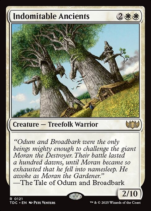 Indomitable Ancients - Tarkir: Dragonstorm Commander #121