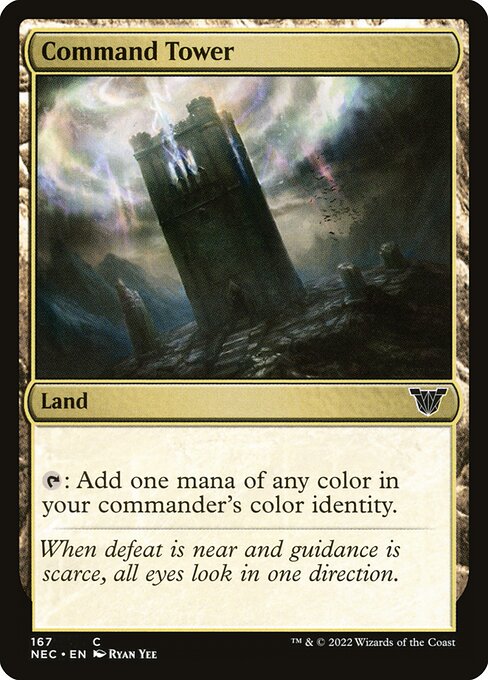Command Tower - Neon Dynasty Commander #167