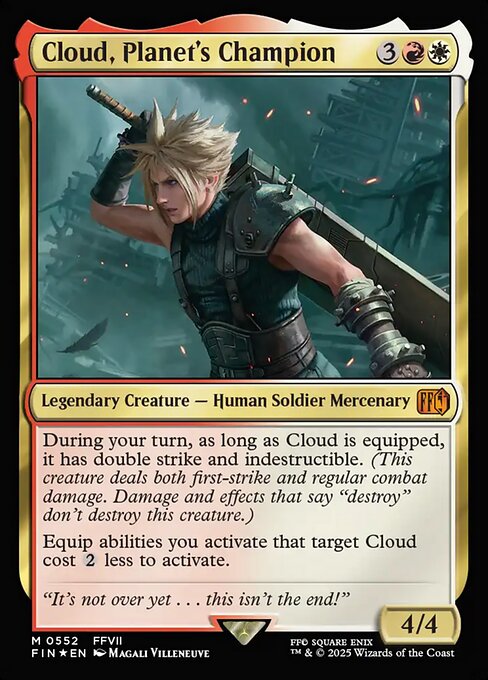 Cloud, Planet's Champion - Final Fantasy #552
