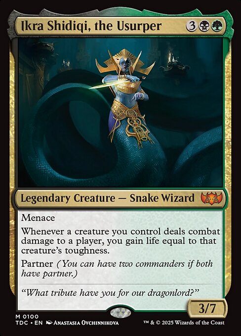 Ikra Shidiqi, the Usurper - Tarkir: Dragonstorm Commander #100