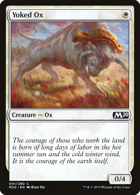 Yoked Ox - Core Set 2020 #41