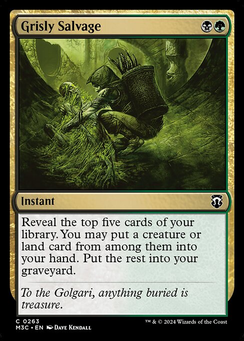 Grisly Salvage - Modern Horizons 3 Commander #263