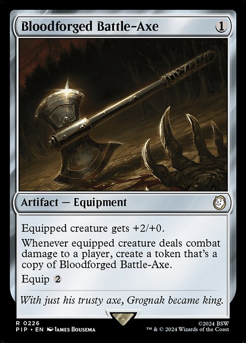 Bloodforged Battle-Axe - Fallout #226