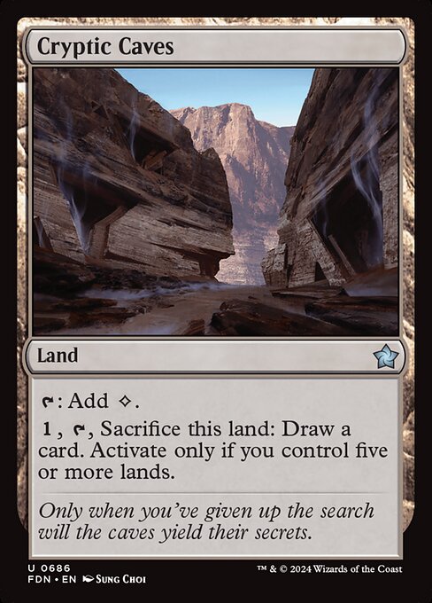 Cryptic Caves - Foundations #686