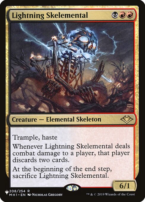 Lightning Skelemental - The List #MH1-208